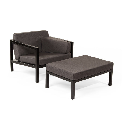 Sofastol med chaiselong og armlenepute