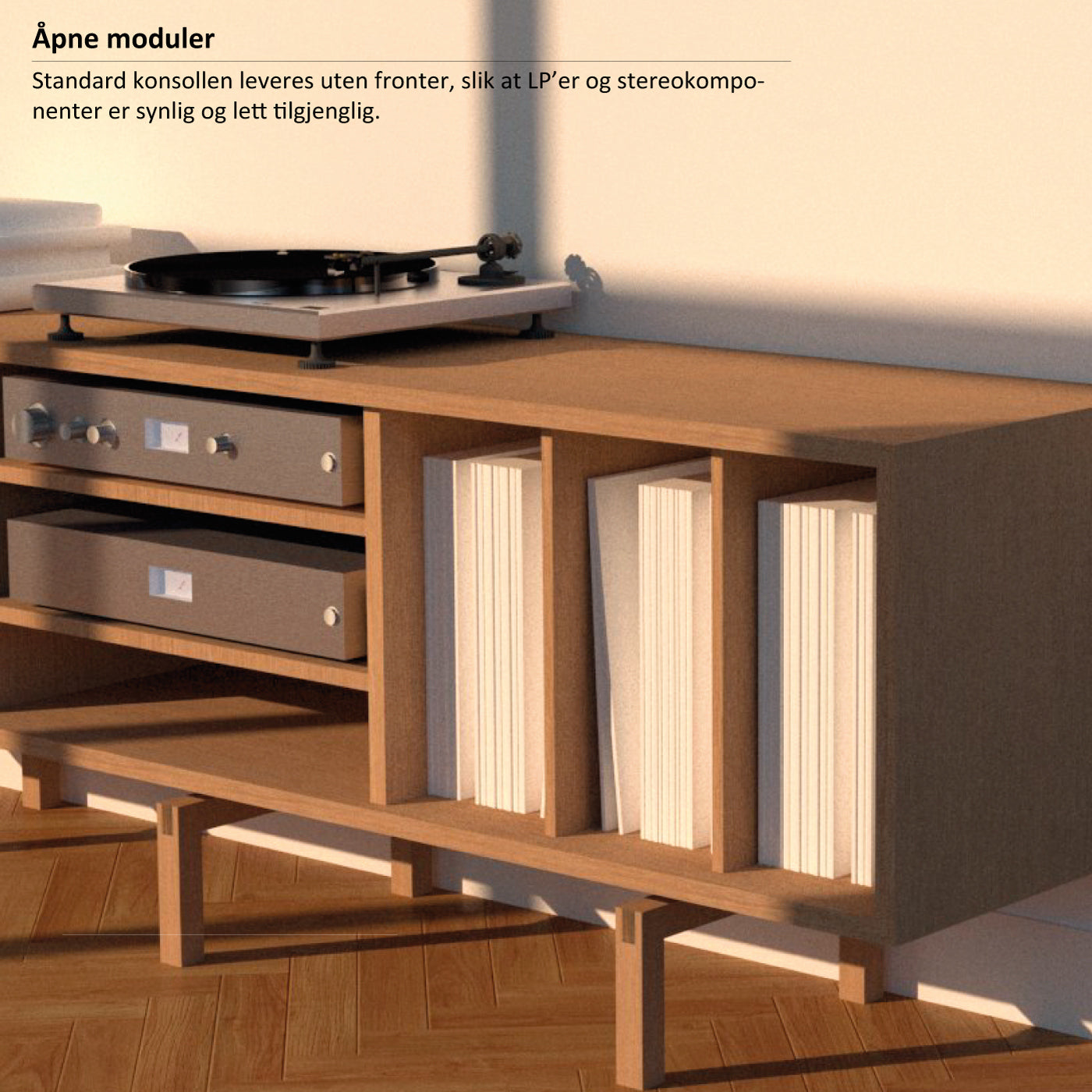 Abel - LP Konsoll - 120 cm