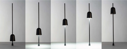 Ascent - Bordlampe med plugg - Sort