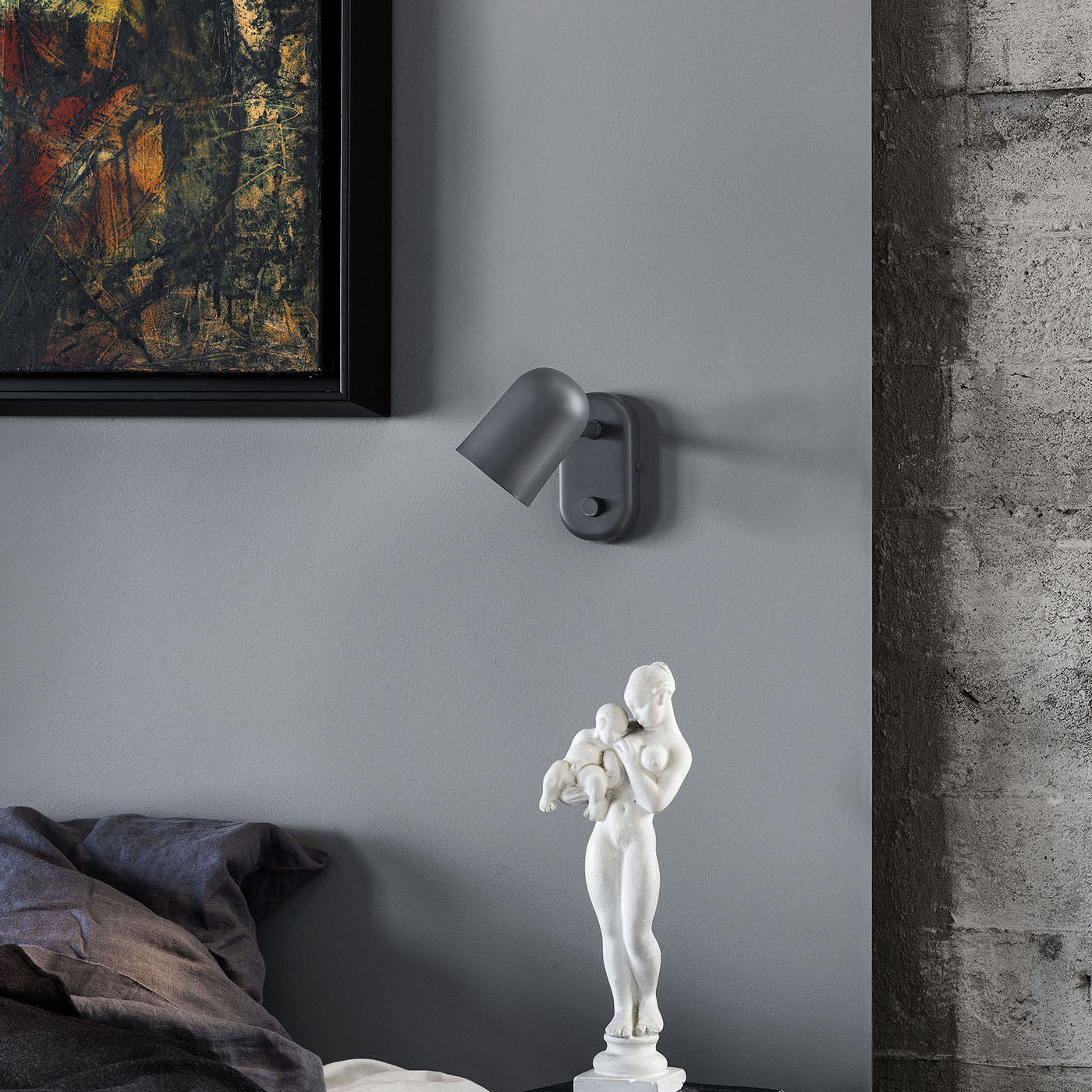 Buddy - Vegglampe - Mørk Grønn