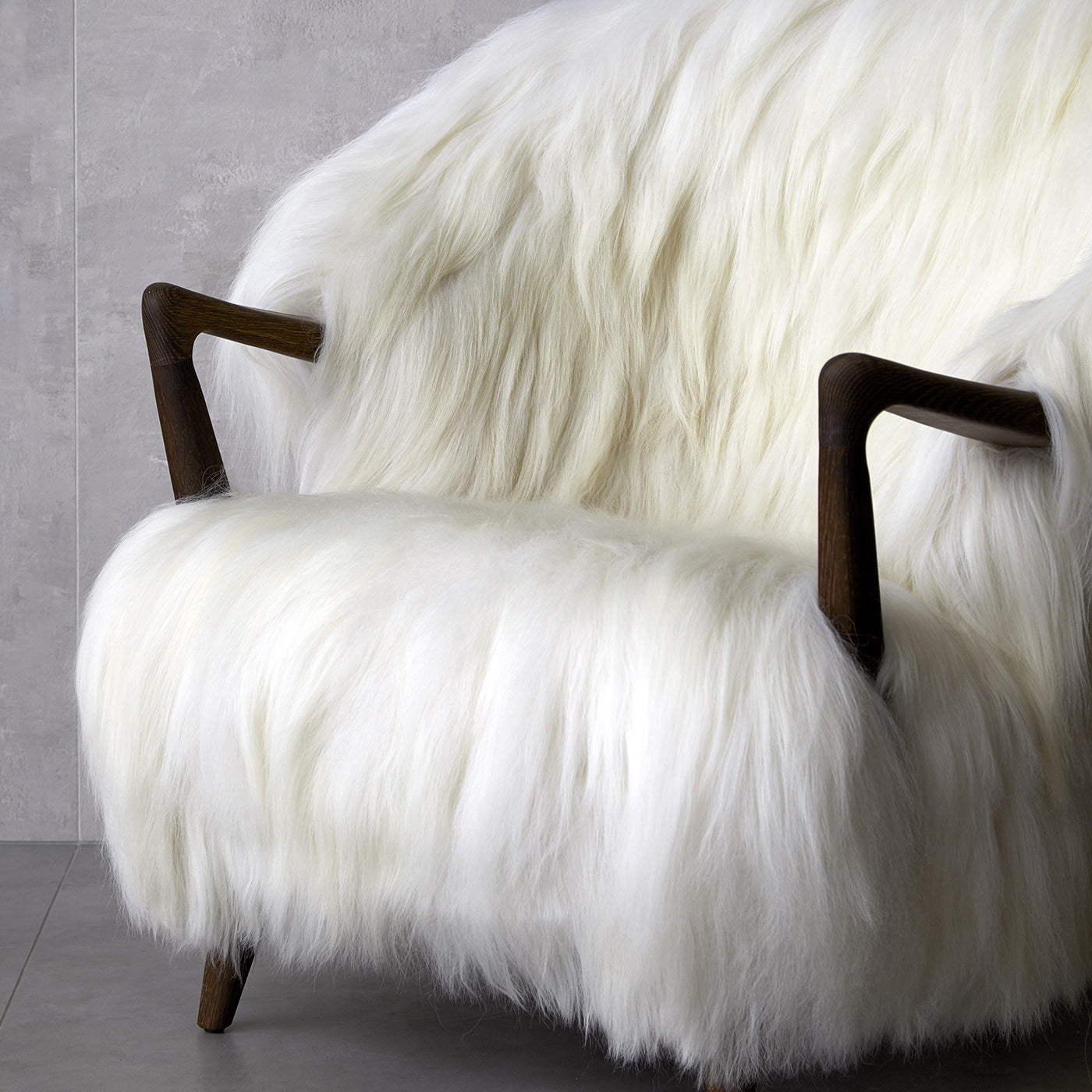 Fluffy - Lenestol - Hvit