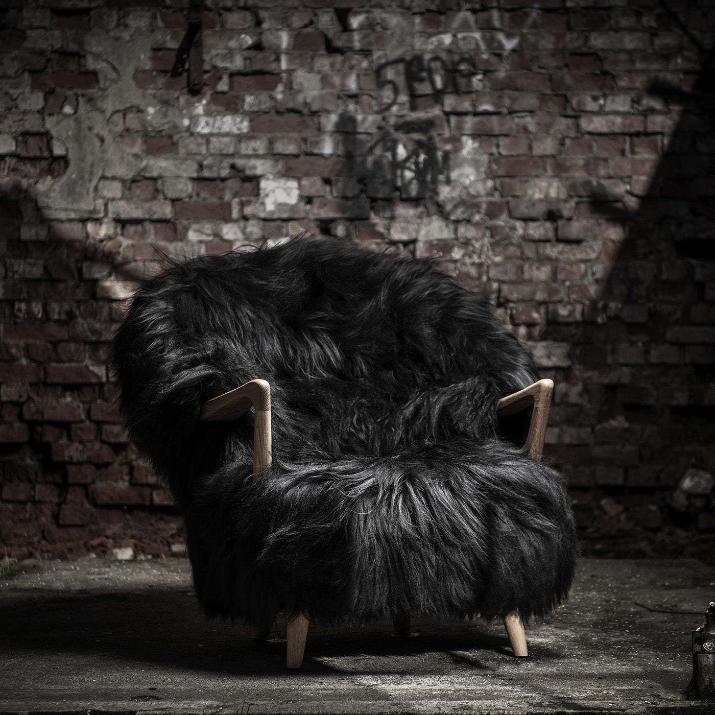 Fluffy - Lenestol - Hvit