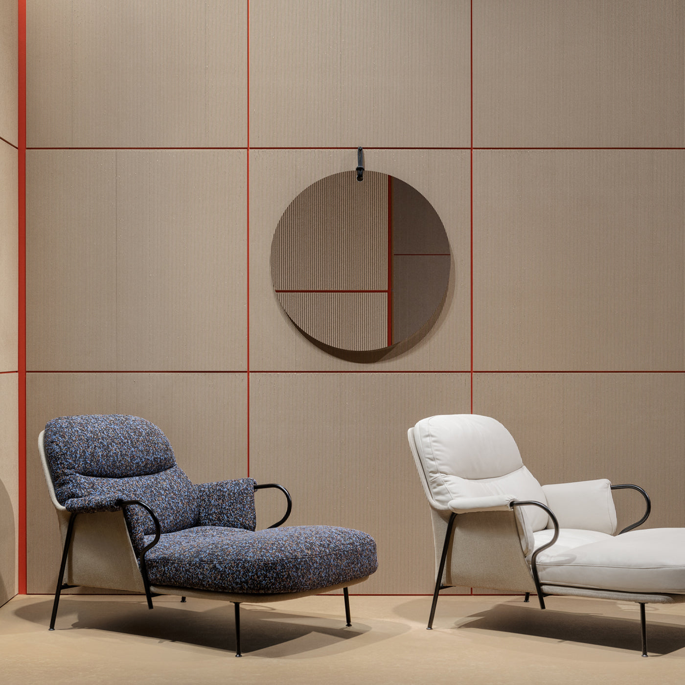 Lyra - Chaise Longue - Tekstil