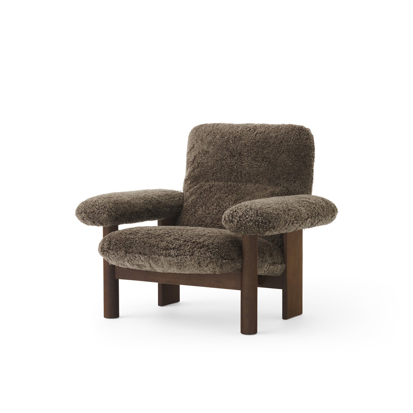 Brasilia Lounge Stol - Mørk Eik