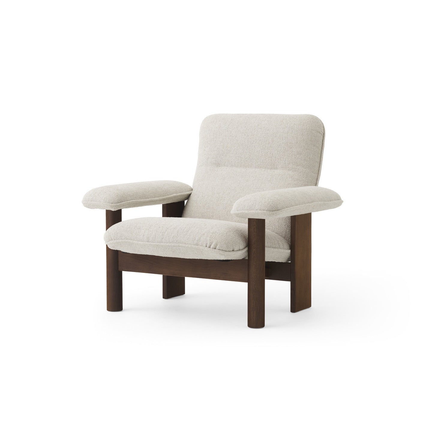 Brasilia Lounge Stol - Mørk Eik