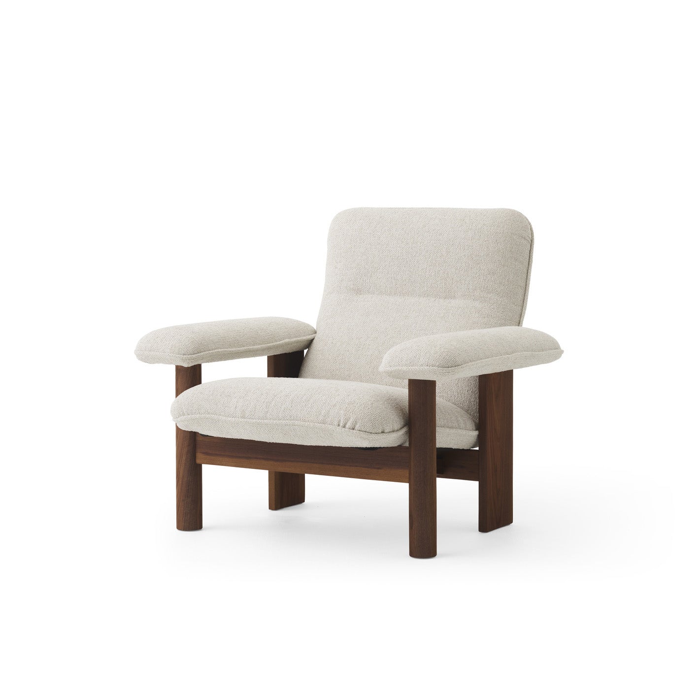 Brasilia Lounge stol - Valnøtt