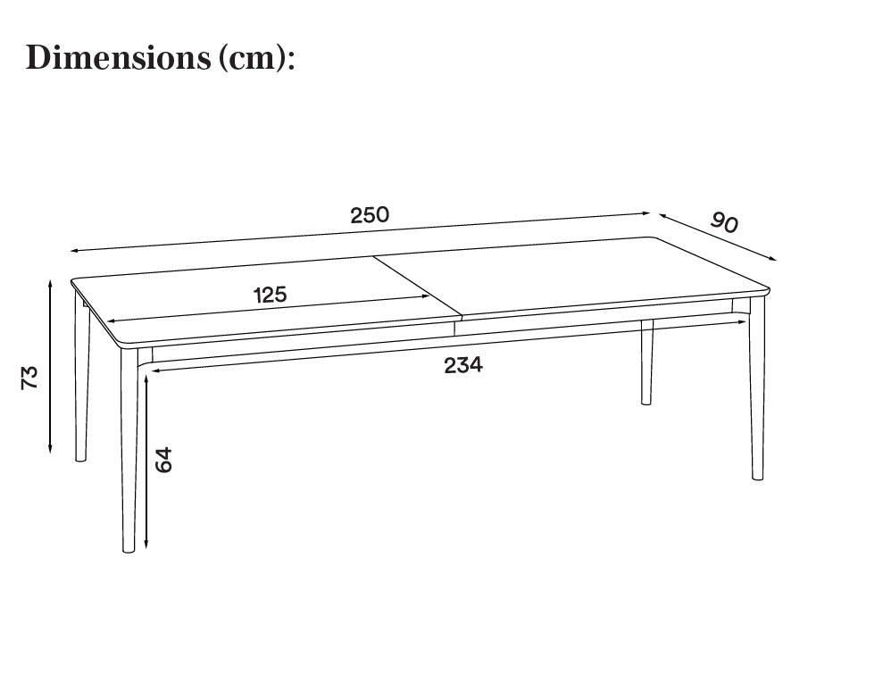 Expand - Spisebord - 250 cm