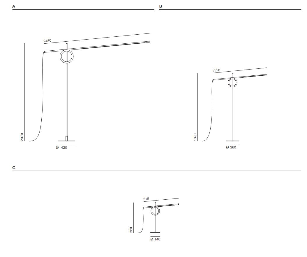 Tangent - Bordlampe - Messing 40%