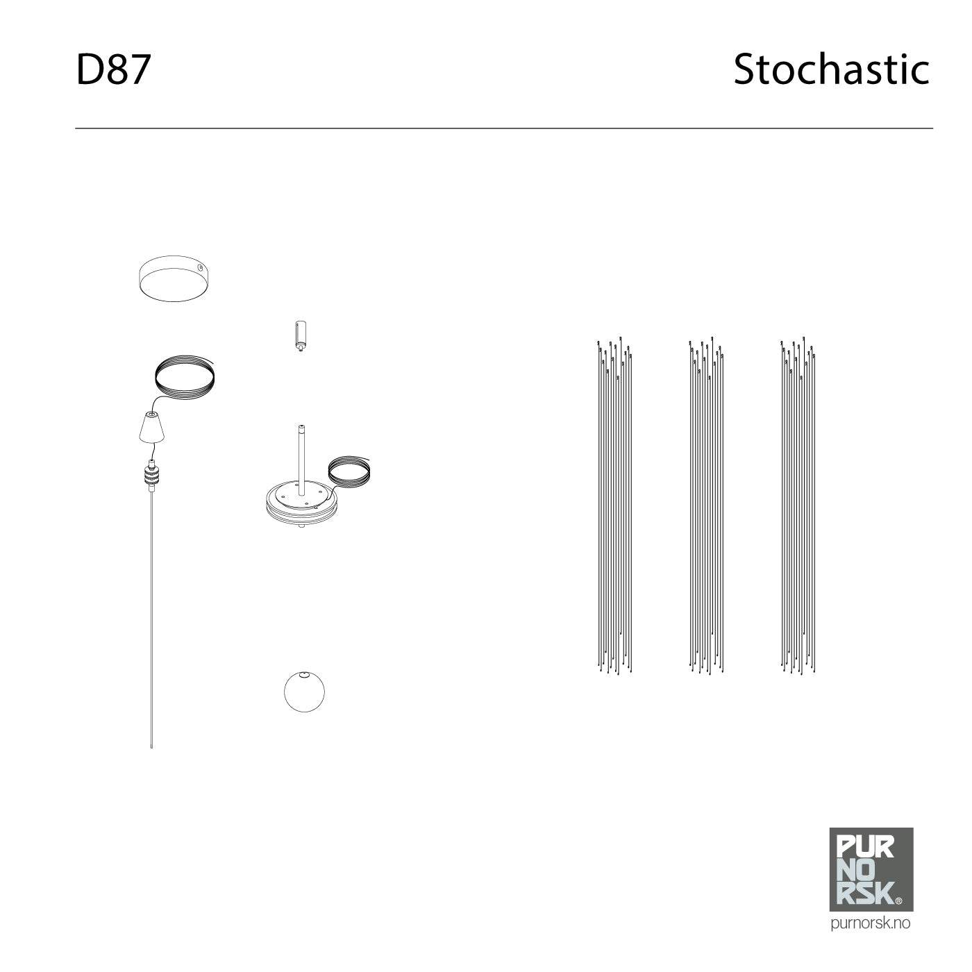 Stochastic - Matt hvit
