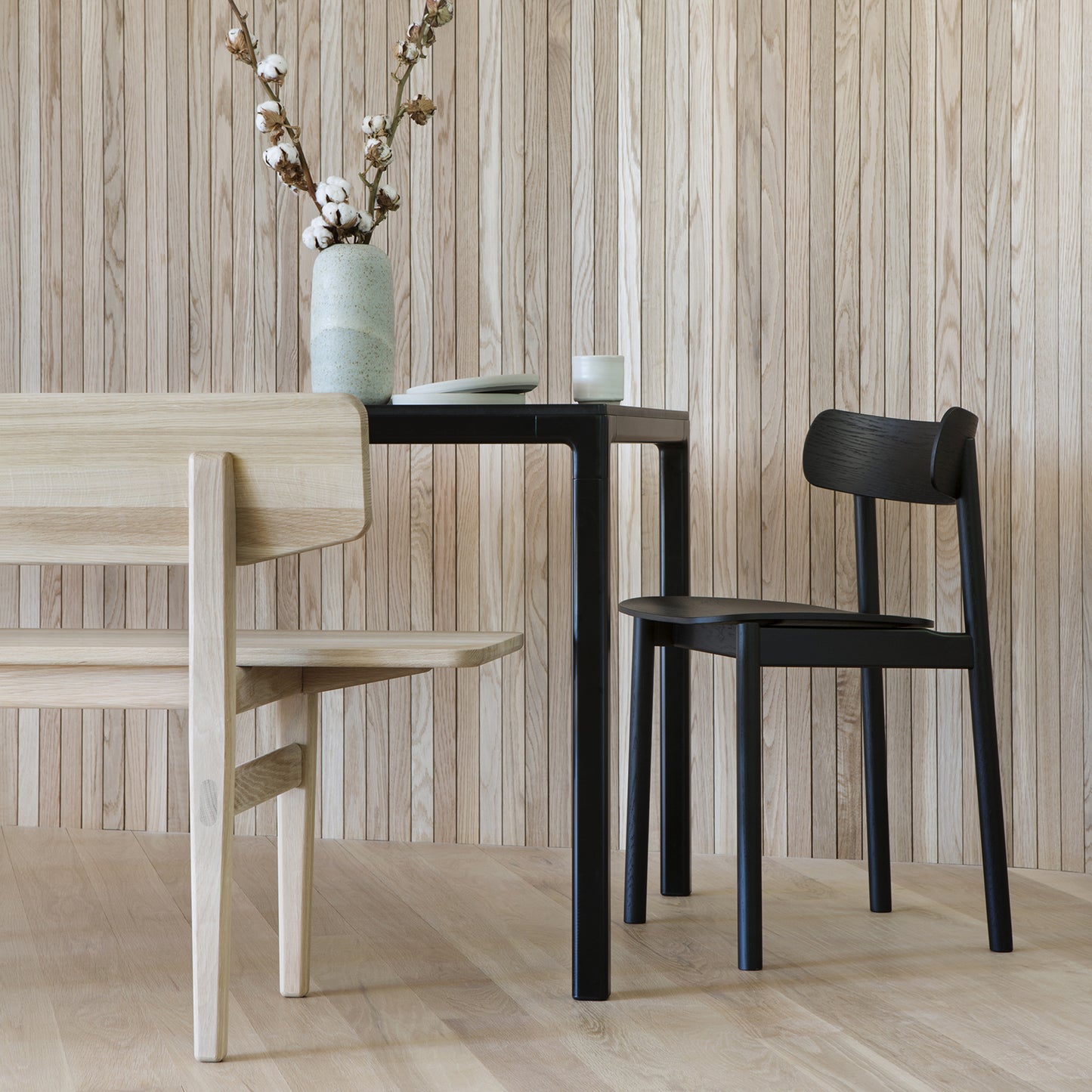 Bjelke - Benk med rygg 200 cm