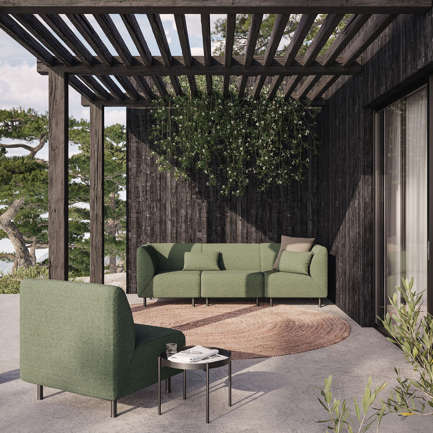 Aften 80 - Outdoor Modulsofa 160cm
