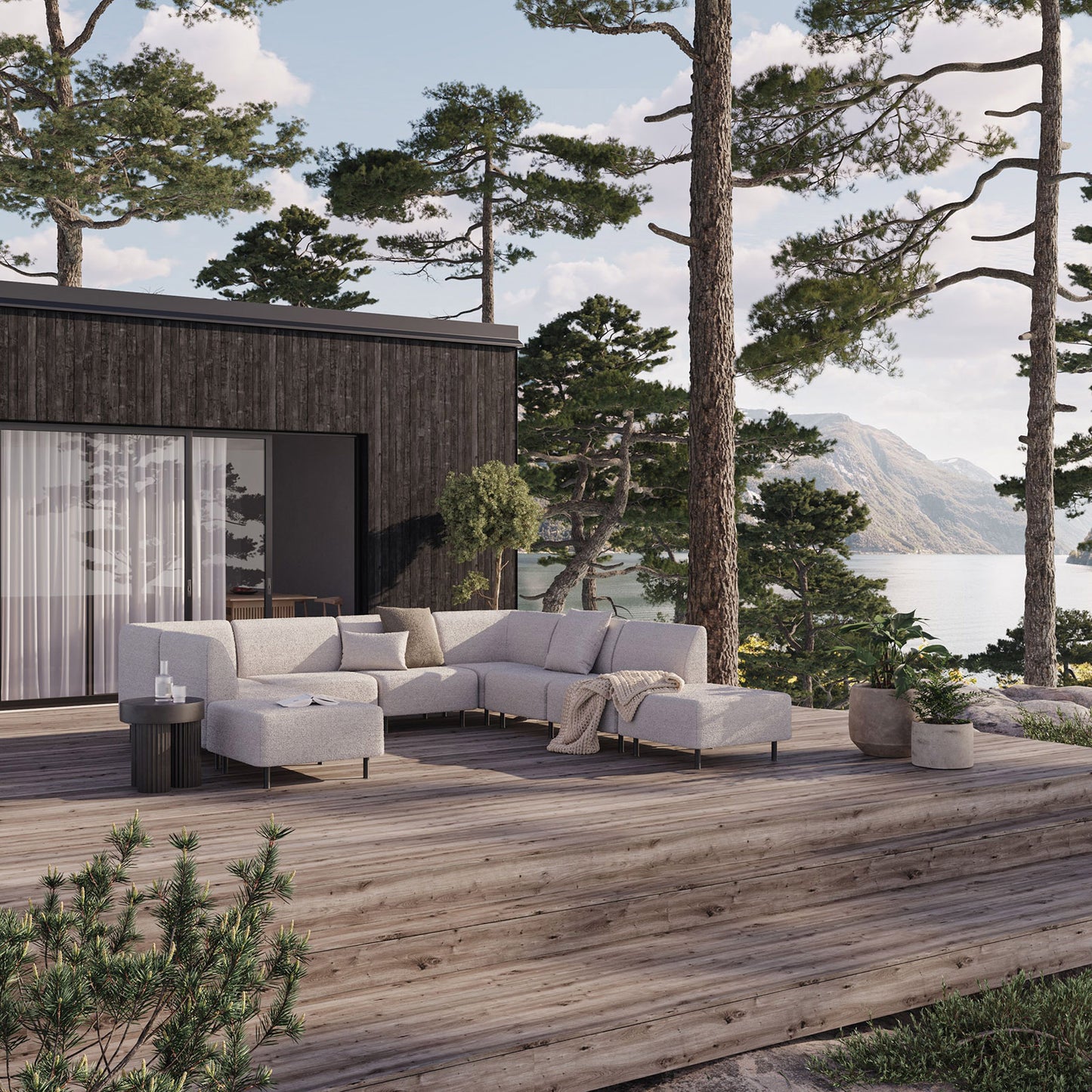 Aften 80 - Outdoor Modulsofa 160cm