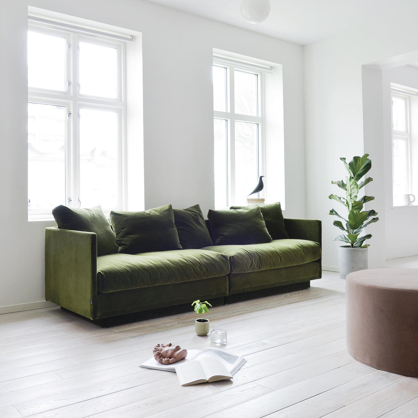 アプリコットlun Lun - Sofa 246 cm – Pur Norsk AS