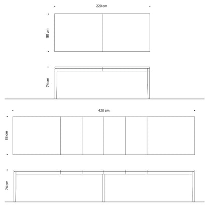 Tilen Spisebord 178 x 88/100