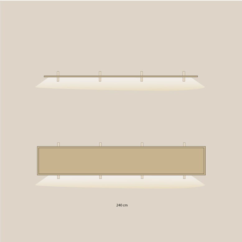 Abel system - Belysning 220 cm