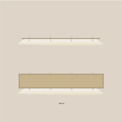 Abel system - Belysning 220 cm