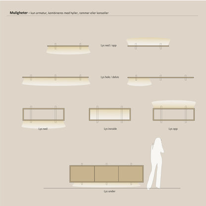 Abel system - Belysning 40 cm