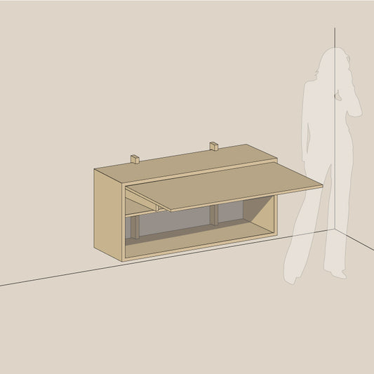 Abel system - Skrivebord - B 100 - H 54