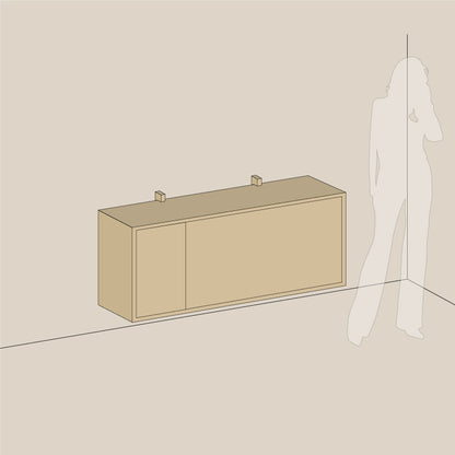 Abel system - Skrivebord - B 120 - H 54 - Kombi