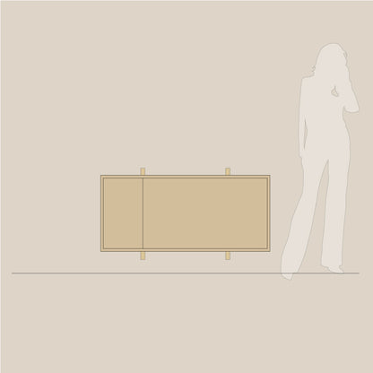 Abel system - Skrivebord - B 120 - H 54 - Kombi