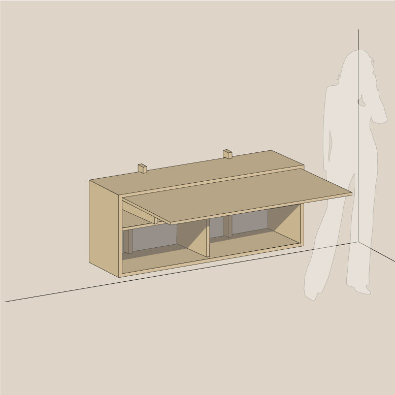 Abel system - Skrivebord - B 120 - H 54