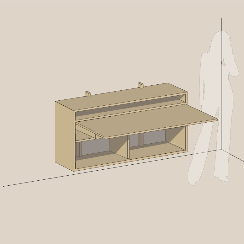 Abel system - Skrivebord - B 120 - H 67