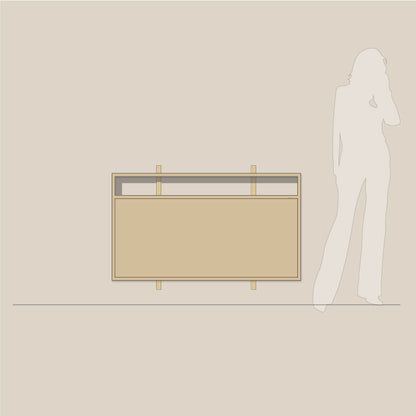 Abel system - Skrivebord - B 120 - H 67