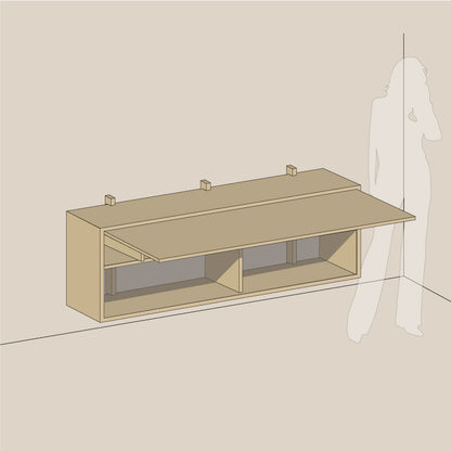 Abel system - Skrivebord - B 160 - H 54