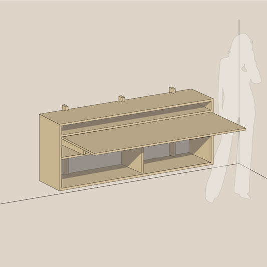 Abel system - Skrivebord - B 160 - H 67
