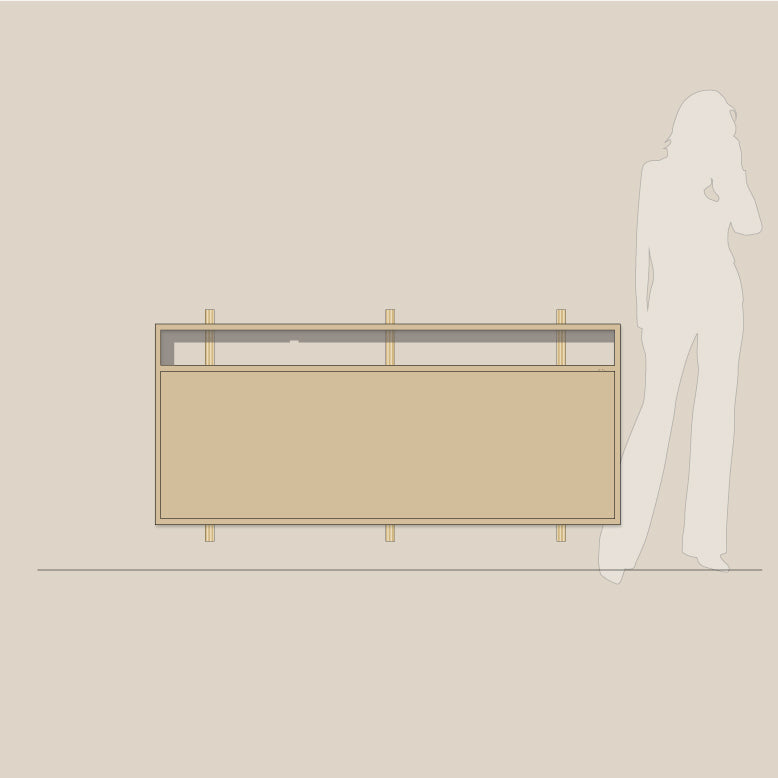 Abel system - Skrivebord - B 160 - H 67