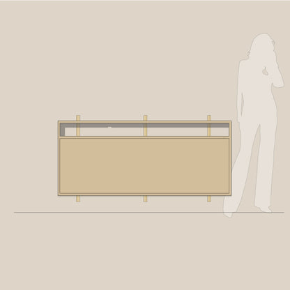 Abel system - Skrivebord - B 160 - H 67