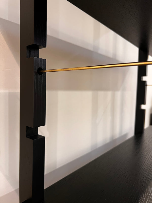 Gulvmodell - Sortlakkert eik - prosjekt