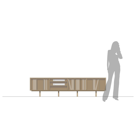 Abel - LP Konsoll - 240 cm