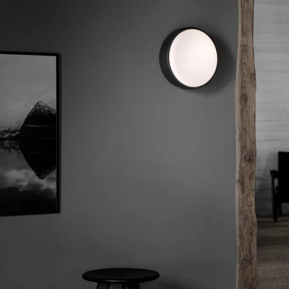 Over Me - Tak og veggllampe D 20 cm - Sort