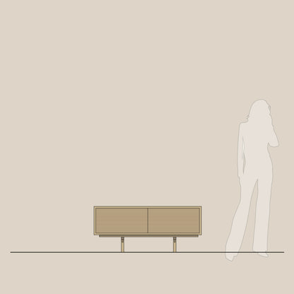 Abel - Konsoll - Frittstående - B120 - H47