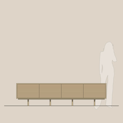 Abel - Konsoll - Frittstående - B240 - H60