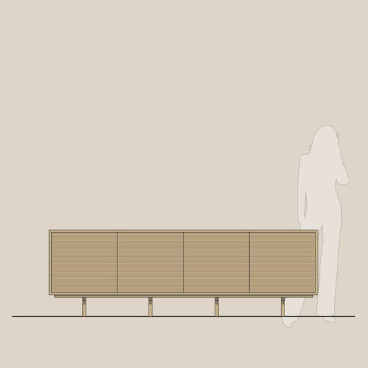 Abel - Konsoll - Frittstående - B240 - H73