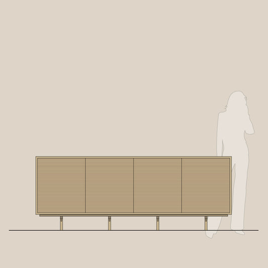 Abel - Konsoll - Frittstående - B240 - H86