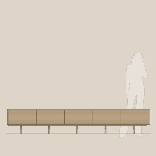 Abel - Konsoll - Frittstående - B300 - H47