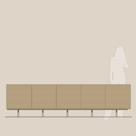 Abel - Konsoll - Frittstående - B300 - H73