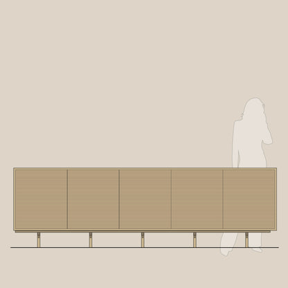 Abel - Konsoll - Frittstående - B300 - H86