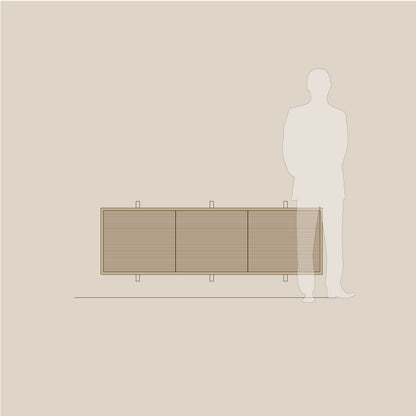 Abel - Konsoll - Vegghengt - B180 - H54