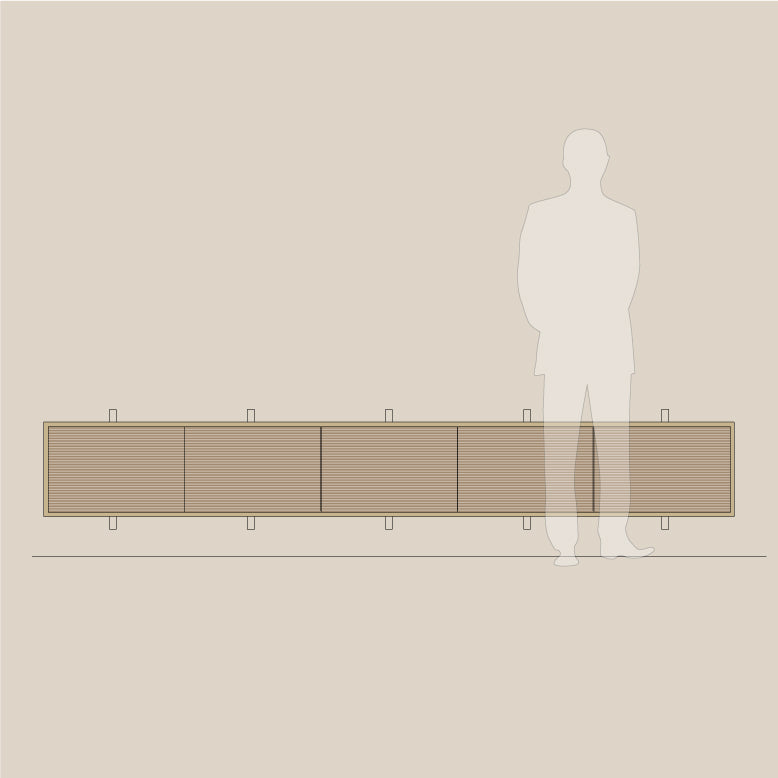 Abel - Konsoll - Vegghengt - B300 - H41