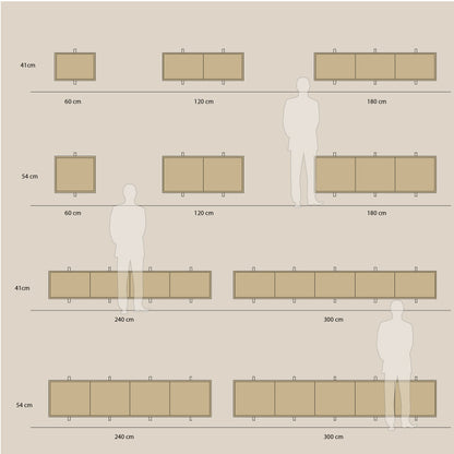 Abel - Konsoll - Vegghengt - B300 - H54