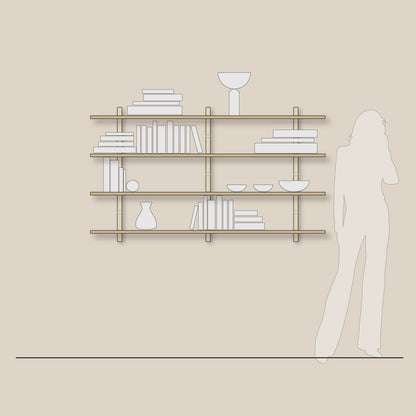 Abel system - Kombinasjon Bredde 160 - Høyde 7 spor - A