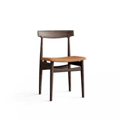 Hertug - Spisestol - Valnøtt - Tekstil