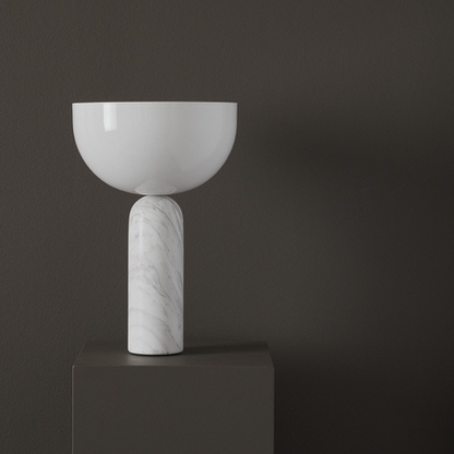 Kizu - Bordlampe - Hvit - Stor