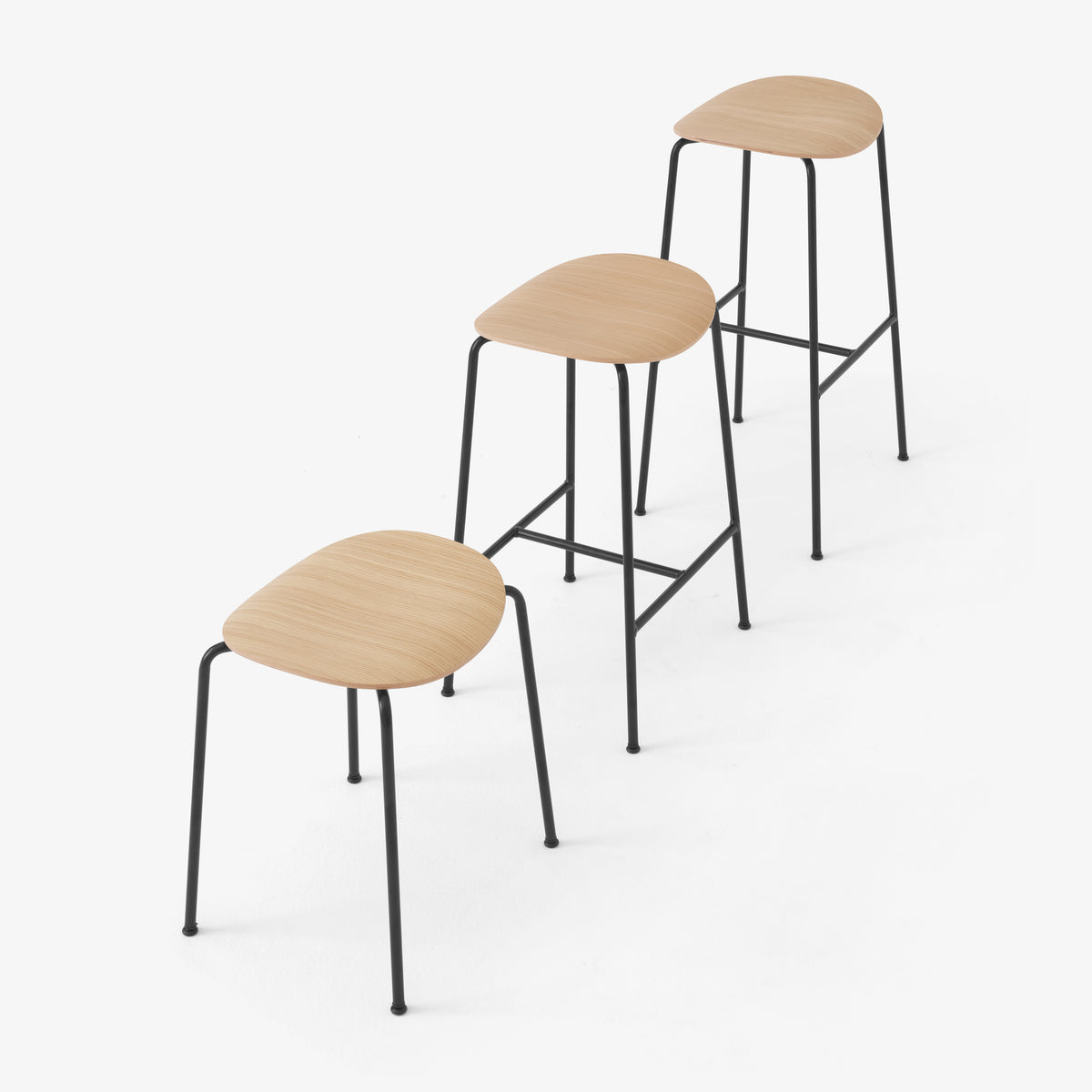 Pur_norsk Pavilion AV36, AV37 og AV38 i tre høyder – familieoversikt. Produktet gjelder AV38.