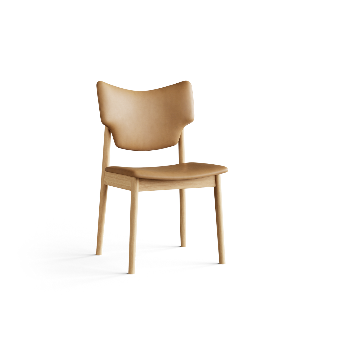 Veng - Spisestol  - Tekstil/Skinn