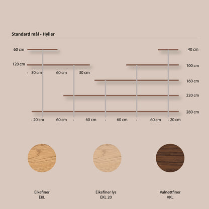 Abel system - Hylleplate - 31 x 60 cm